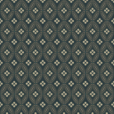 Stone Lace - Warm Black Wallpaper