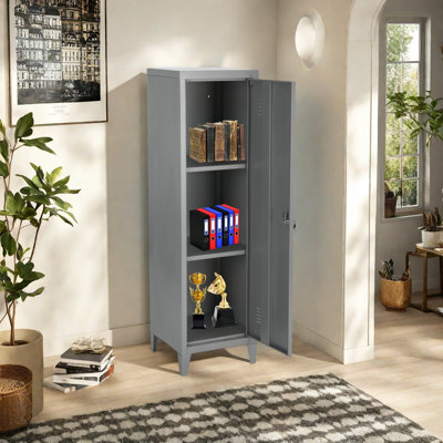 Stonyford Steel 1 - Door Rectangle Accent Cabinet