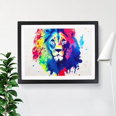 Colourful Lion Vol.3 Abstract - Print