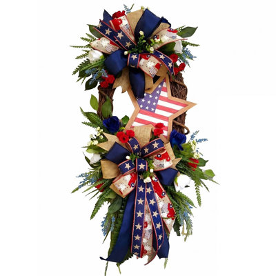 250Th Year Patriotic Wreath Decorations