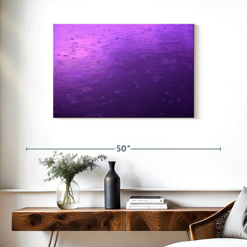 Alvord Purple Rain View, 24" H x 36" W