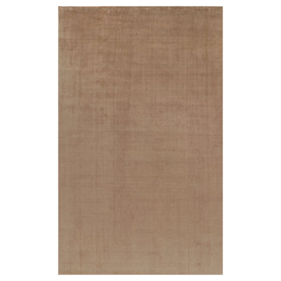 Textural Hand Knotted Silk Area Rug