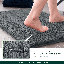 Tapis de salle de bain en chenille douce Chenault, tapis de bain rectangulaire en microfibre à envers antidérapant, séchage rapide-947771468-947771467