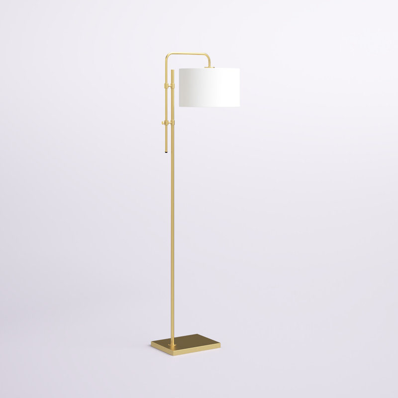 Barner 62'' Gold Arched Floor Lamp