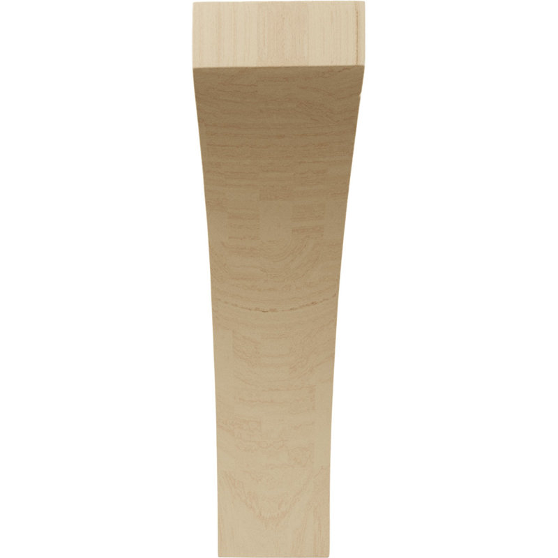 Corbeau en bois Lawson, H 10 po x l 3 po x P 6,5 po, Hévéa