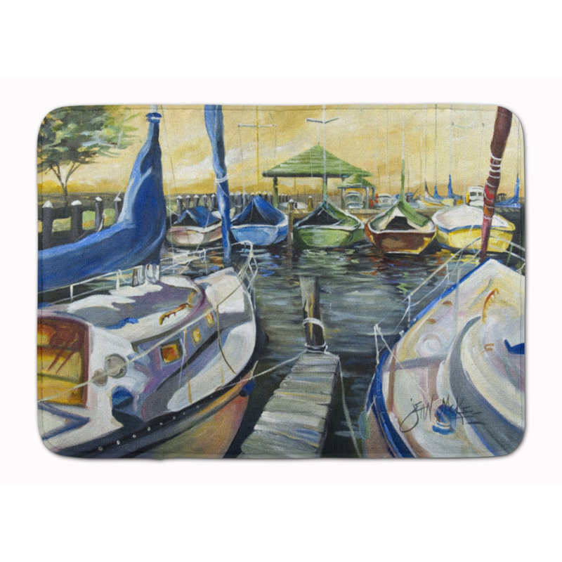 Lamonte Memory Foam Non-Slip Bath Rug