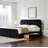 Upholstered Bed with 2 Large Wooden Storage Drawers-550743460-550743462