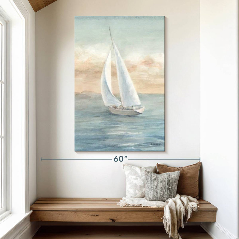 Beach full sail i Aletra, H 51 po x l 34 po