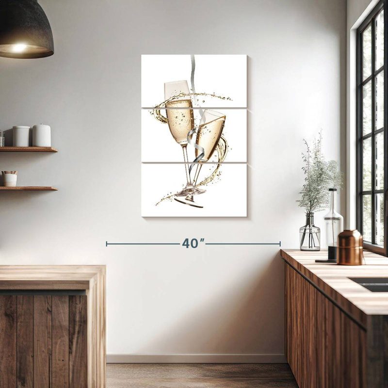 Yarlin Celebratory Champagne, 38" H x 24" W
