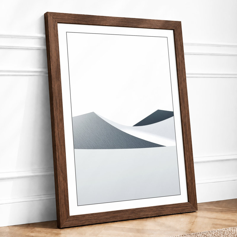 Terrain Minimalist - Print, Walnut, A3 - 42.0 x 29.7 cm