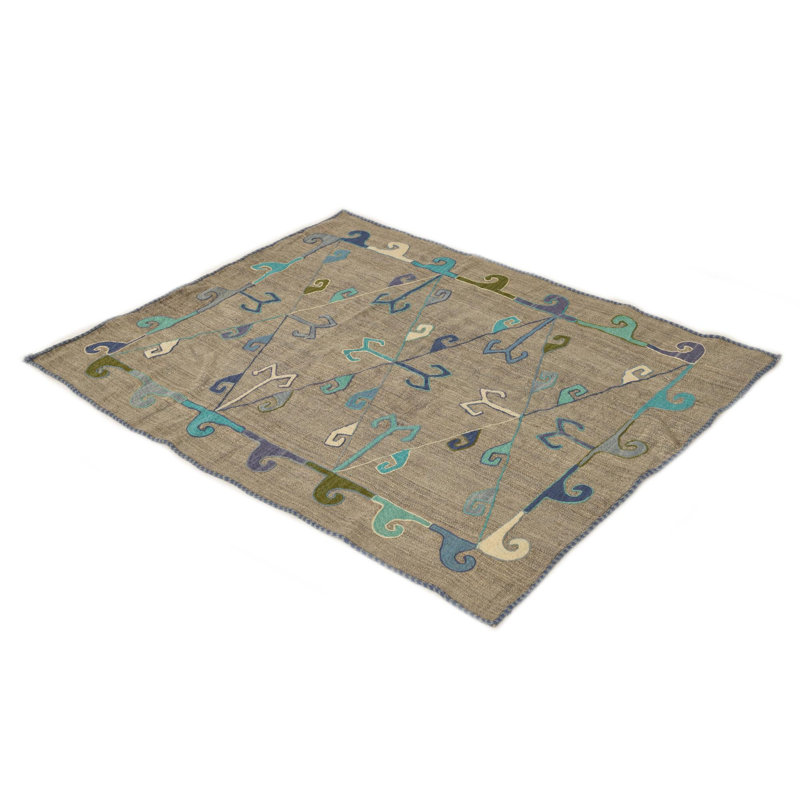 Tapis gris foncé 3 x 5 Parrish