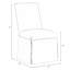 Red from Scalamandre Crafted by Cloth & Company Claremont Dining Chair in Pattern-89128534