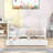 Full Wooden House Bed With Twin Trundle And Guardrails-737847720