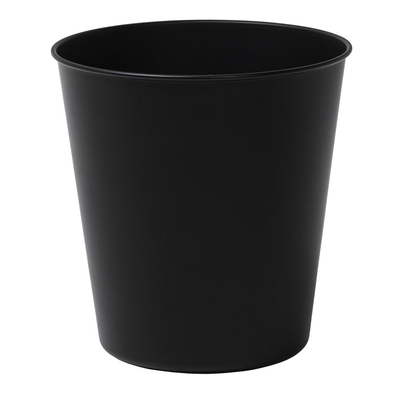 Corbeille à papier 2 gallons Nolan, Noir mat