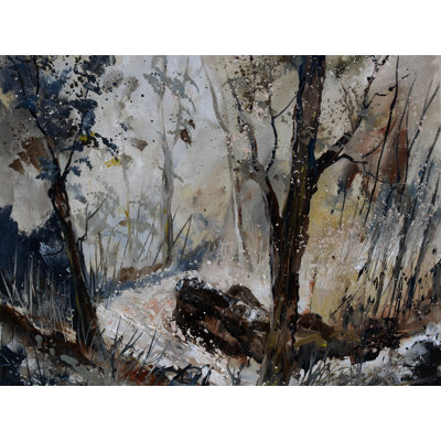 River In Winter Print by Pol Ledent