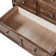 Commode d'appoint en bois massif avec station de charge Archaun