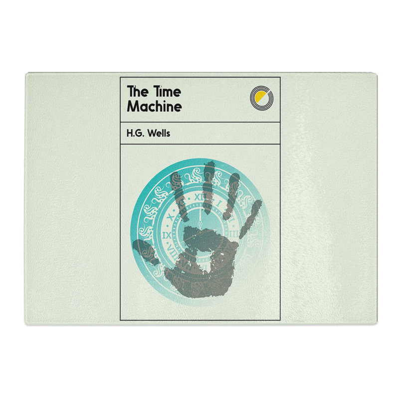 Book Cover the Time Machine H. G. Wells Chopping Board, 0.4cm H x 20cm W x 28.5cm L
