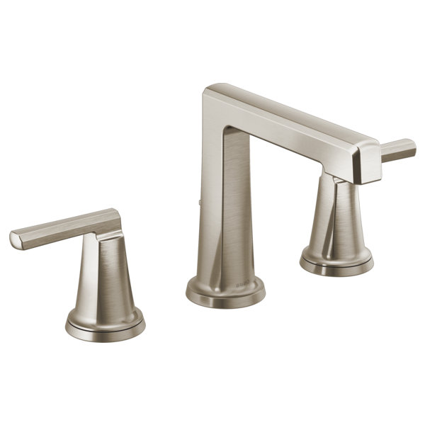 Levoir® Two-Handle Wall Mount Lavatory Faucet - Less Handles, Luxe Nickel, High, Cross