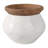 Planter Pottery Terracotta Textured Design Indoor Outdoor Garden Decor Use - 7" White & Tan