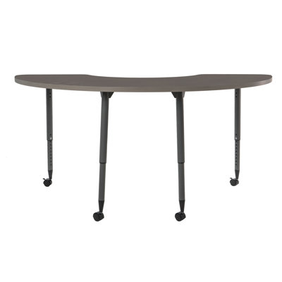 Table d'activité thermofusionnée 36 x 72 avec pieds fuselés réglables Adapte