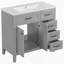 Ensemble de meuble-lavabo avec tiroirs-214043642
