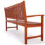 Komal Solid Wood Eucalyptus Outdoor Bench