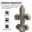 Statue de jardin MGO fleur de lys debout-468205964-446184293
