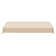 Coussin de banc personnalisable de 1 po de hauteur pour mobilier d'intérieur / extérieur / chaise / siège de fenêtre, mousse à haute résilience 75D de qualité supérieure