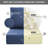 Allo 24"X24"X6" Thick Cushions & Pillows Set - Deep Seat Indoor/Outdoor Water & Fade Resistant-778723635-779767195