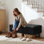 Faux Leather Upholstered Bench-2113561863