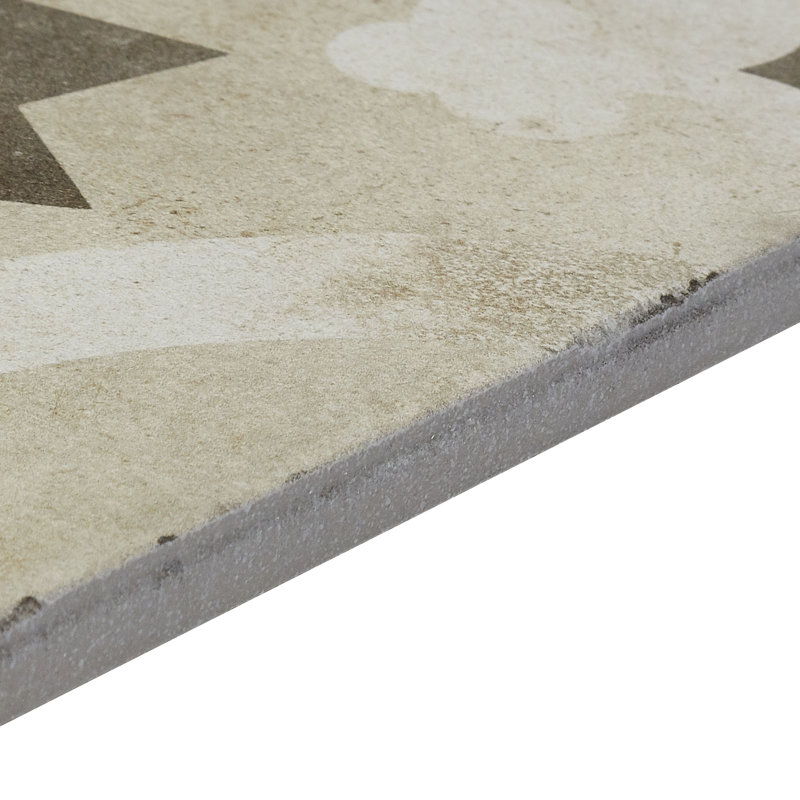 Encausto 8" X 8" Porcelain Patterned Wall & Floor Tile, Sole