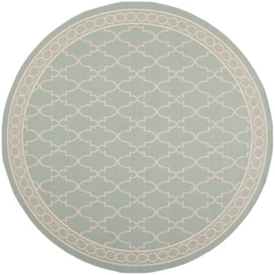 Welby Aqua/Beige Outdoor Rug