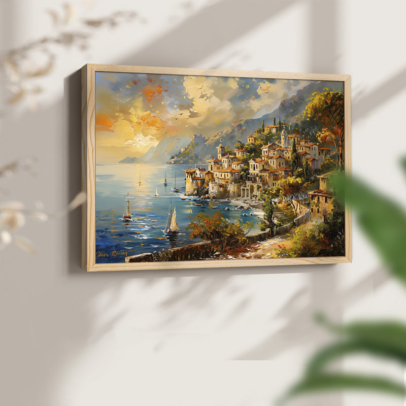 Paysage - CLxxv - Reproduction encadrée - réarmable, Naturel, H 8 po x l 10 po