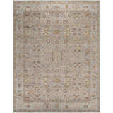 Contemporary One-of-a-Kind Rectangle 9'1" X 12' Hand Knotted Area Rug