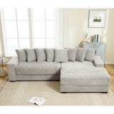 Zinia 111'' Upholstered Sofa & Chaise