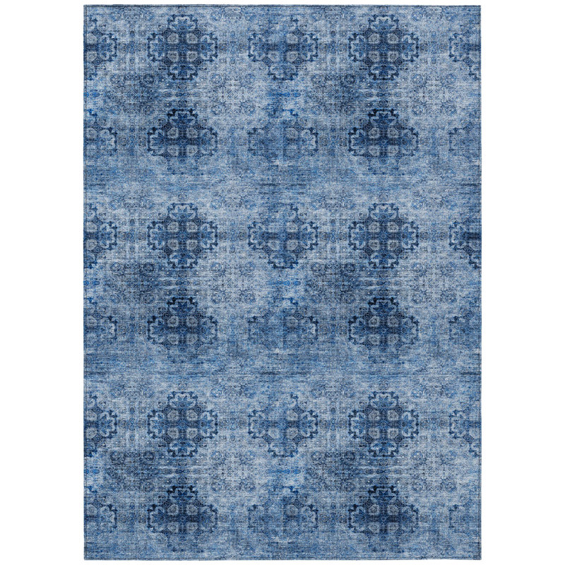 Floral Indoor / Outdoor Rug, Rectangle 3' x 5'
