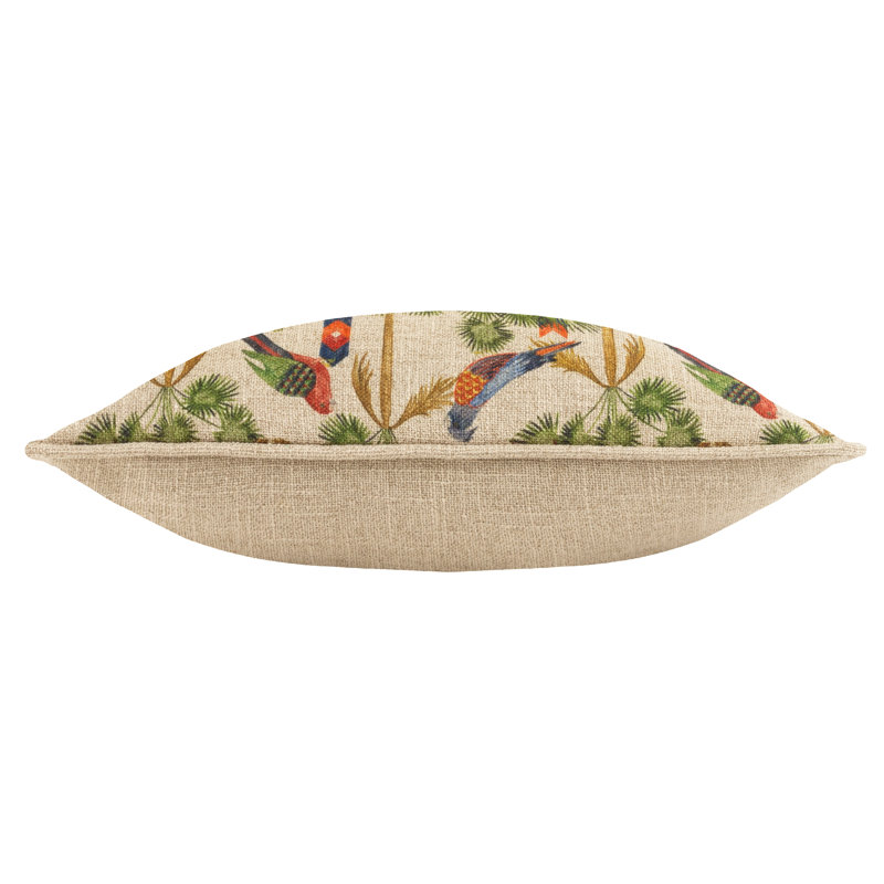 Akamba Floral Cream Square Cushion