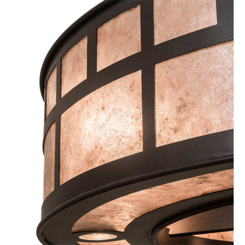 T" Mission" Downrod Ceiling Fan