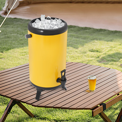 Stainless Steel Beverage Dispenser Cold And Hot Drink Dispenser Insulated Beverage Container For Parties