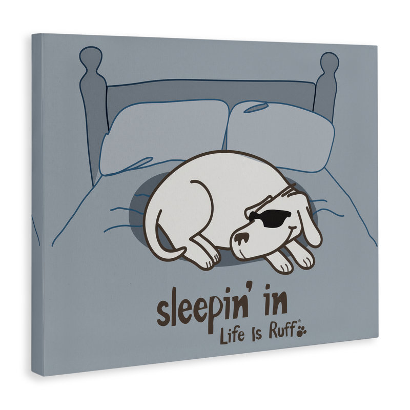  «Sleeping In Dog» par LIR, H 24 po x l 30 po