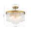 5 - Light Tiered Drum Water Glass Ceiling Light-144525393