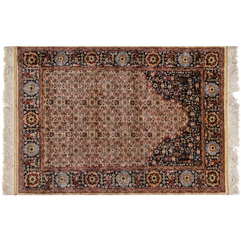 Vintage One-of-a-Kind Rectangle 3'8" x 5'2" Area Rug