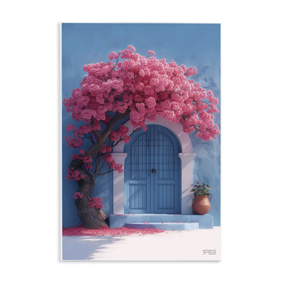 Tree Circling Doorway Wall Plaque Art by RB