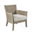 Stylish Cane Armchair With Reclaimed Wood Finish And High-Density Foam For Ultimate Comfort And Support-1433003664