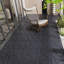 Carreaux de patio de style pierre de 12 po, carreaux de terrasse à emboîtement de module de bricolage, carreaux de cour faciles et rapides à installer pour le porche, balcon de la piscine, cour arrière, 44 pièces-124925136