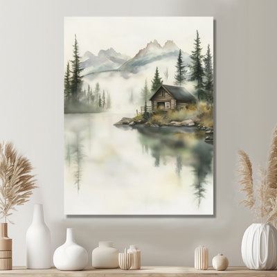 Lake Cabin Wall Art, Rustic Retreat Decor, Lake Cabin Relaxing Retreat