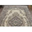 Tapis classique en laine beige à motif floral 66,9 x 107,5 po