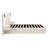 Velaris Modern Contemporary Upholstered Smart Bed with Integrated Reading Light and Storage Shelves-75370737