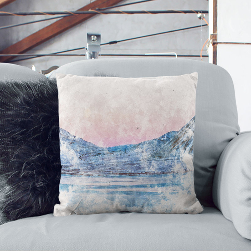 Abstract Square Cushion, 55cm H x 55cm W x 20cm D