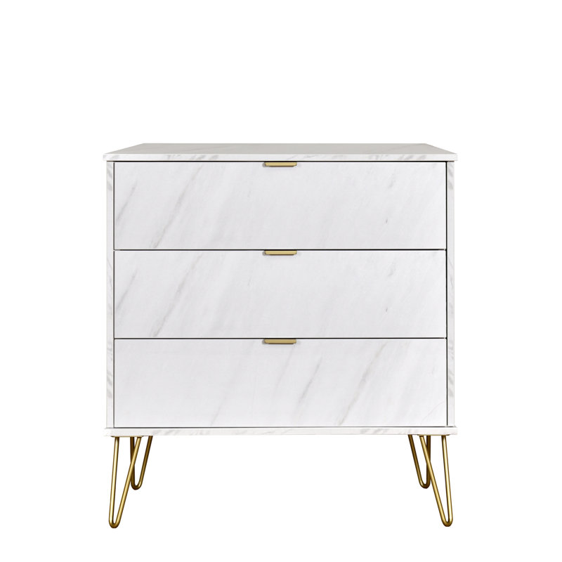 Fully Assembled Myakka 3 Drawer 76.5Cm W Chest of Drawers